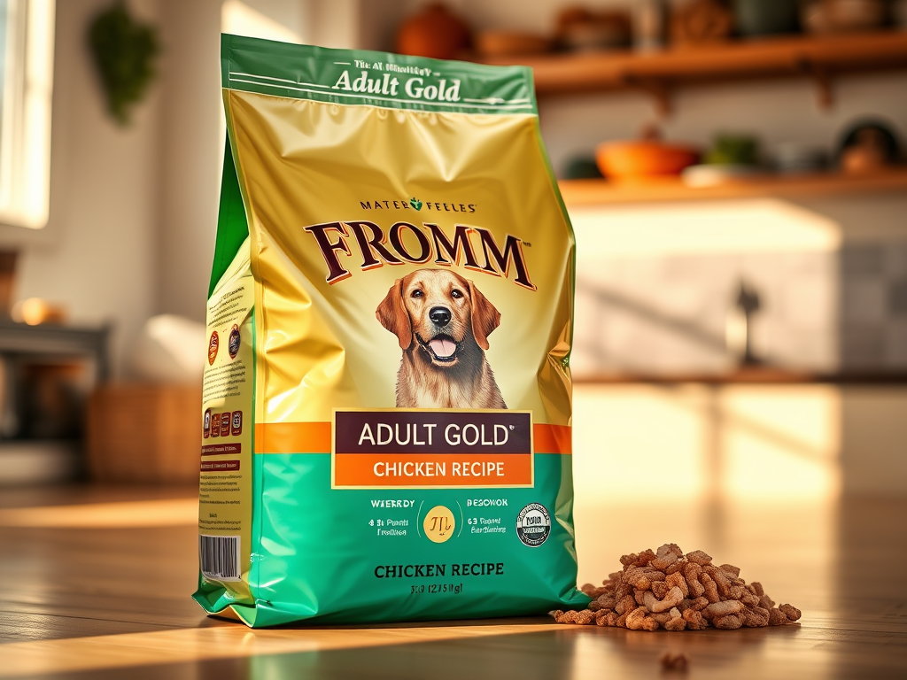 Fromm Adult Gold Premium Dry Dog Food - Chicken Recipe is a high-quality dog food option designed to meet the nutritional needs of adult dogs.
The formula is designed to promote healthy digestion and a shiny coat, with added omega fatty acids and probiotics for gut health.
Whether you're looking for a daily meal or a special treat, Fromm Adult Gold is a great choice for your furry companion!