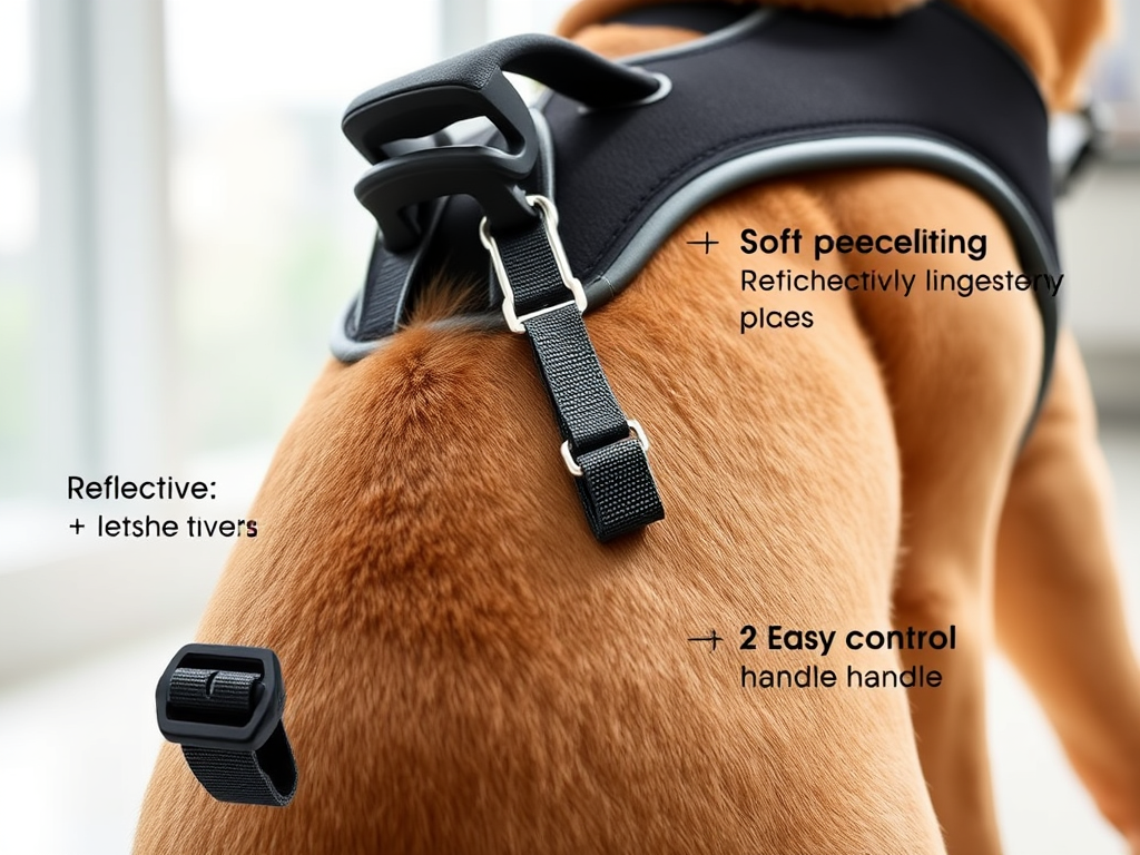 The RabbitGoo strong and robust harness is designed for durability and comfort for your dog. It provides great support and control during walks, ensuring your furry friend stays secure without any strain. The harness is made from high-quality materials, making it suitable for various activities, whether it's a casual stroll or an adventurous hike. Its adjustable straps allow for a perfect fit, making it an ideal choice for dogs of all sizes.